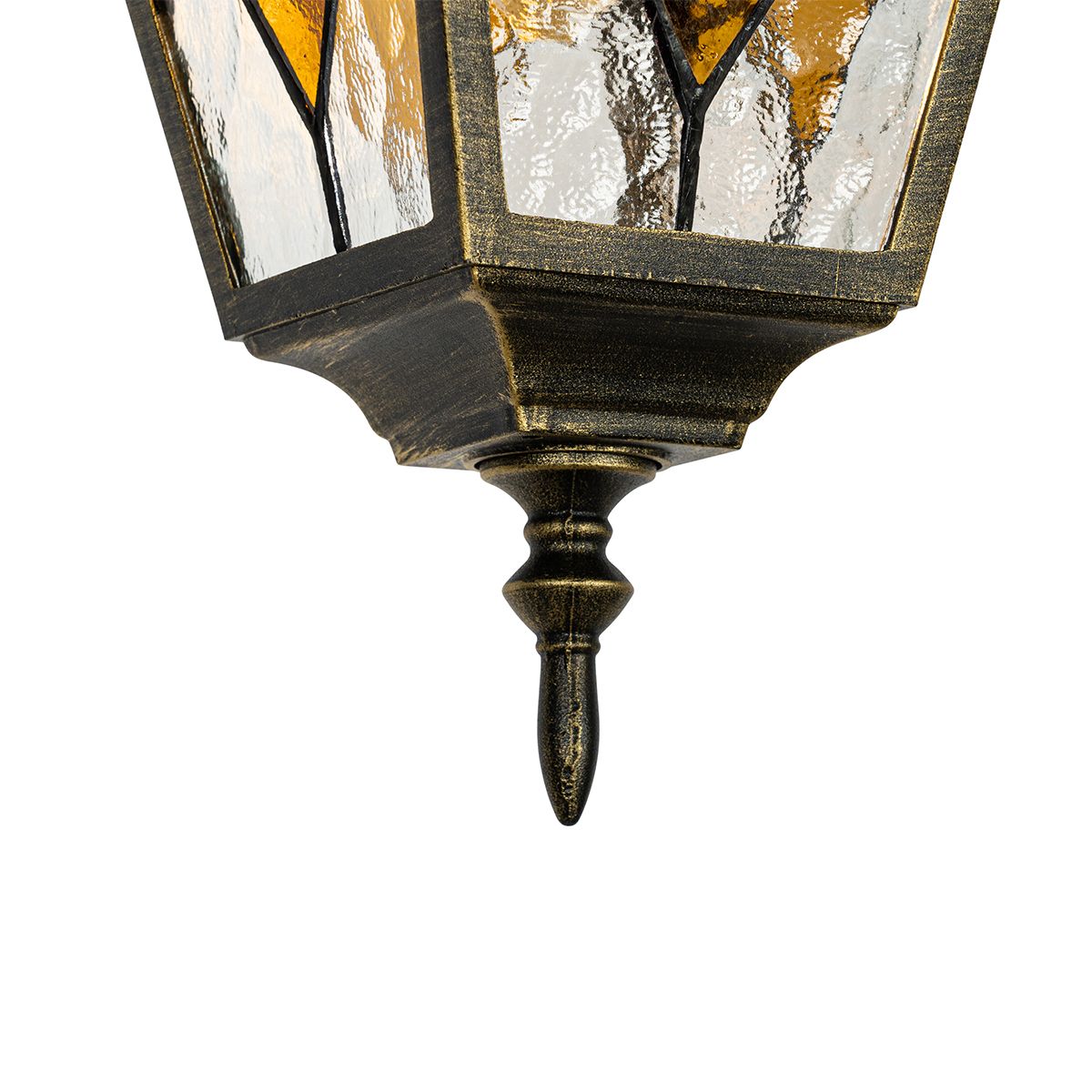 Vintage buiten hanglamp antiek goud - Antigua