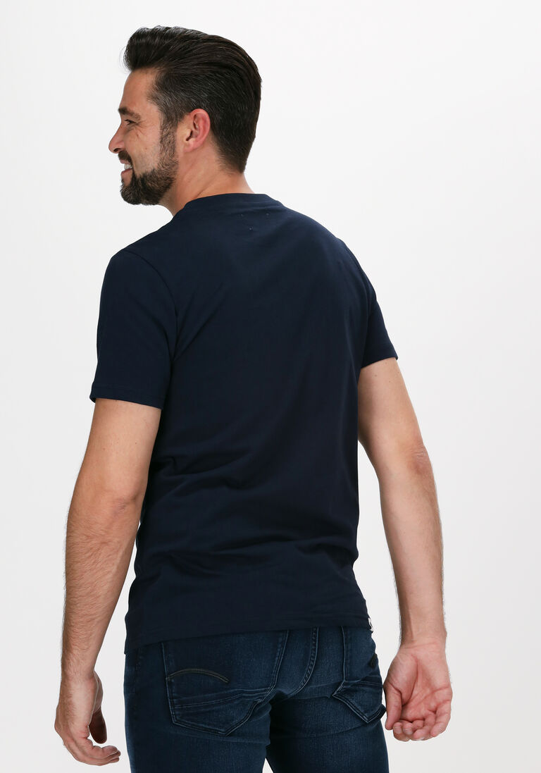 ANERKJENDT donkerblauwe anerkjendt t-shirt akrod noos tee