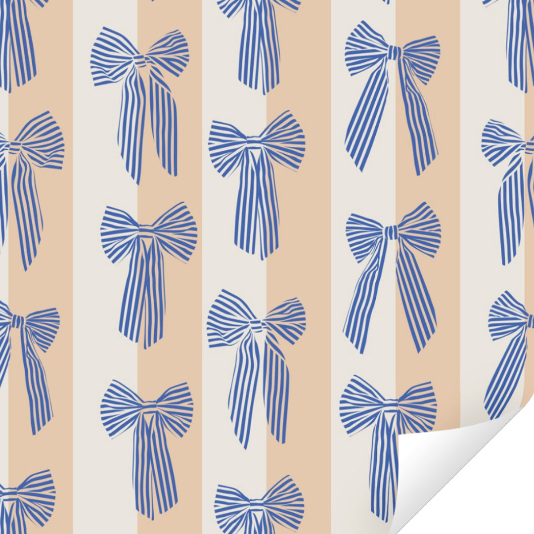 ole inpakpapier big bow - cobalt - 3 m