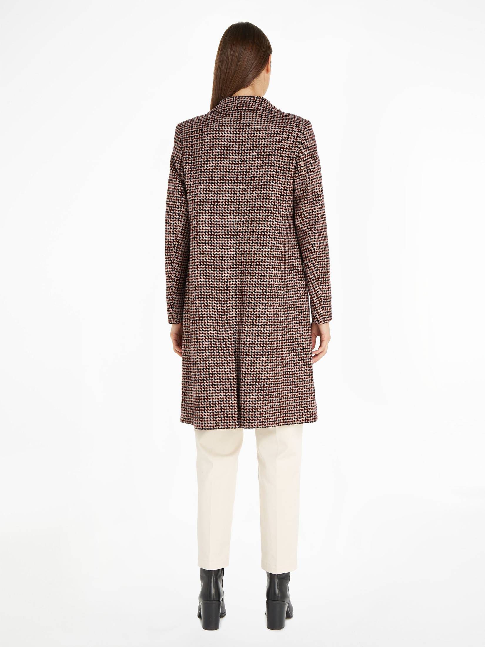 Tommy Hilfiger| Damen Mantel WOOL BLEND CLASSIC CHECK COAT