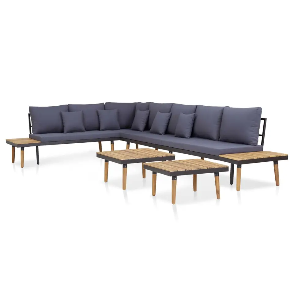 vidaXL - Loungeset - Bruin - Hout