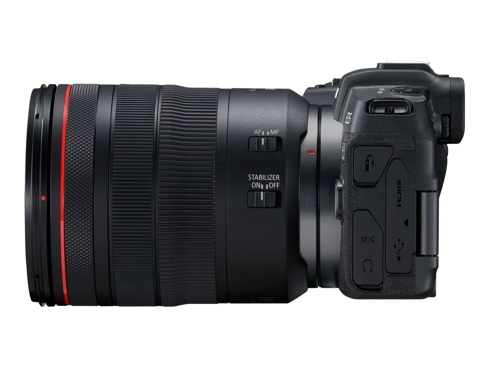 Canon EOS RP - Digitalkamera - spejlløst - 26.2 MP - Full Frame - 4K / 25 fps - 4.3x optisk zoom RF 24-105 mm F4 L IS USM objektiv - Wi-Fi, Bluetooth - med Canon Mount Adapter EF-EOS R