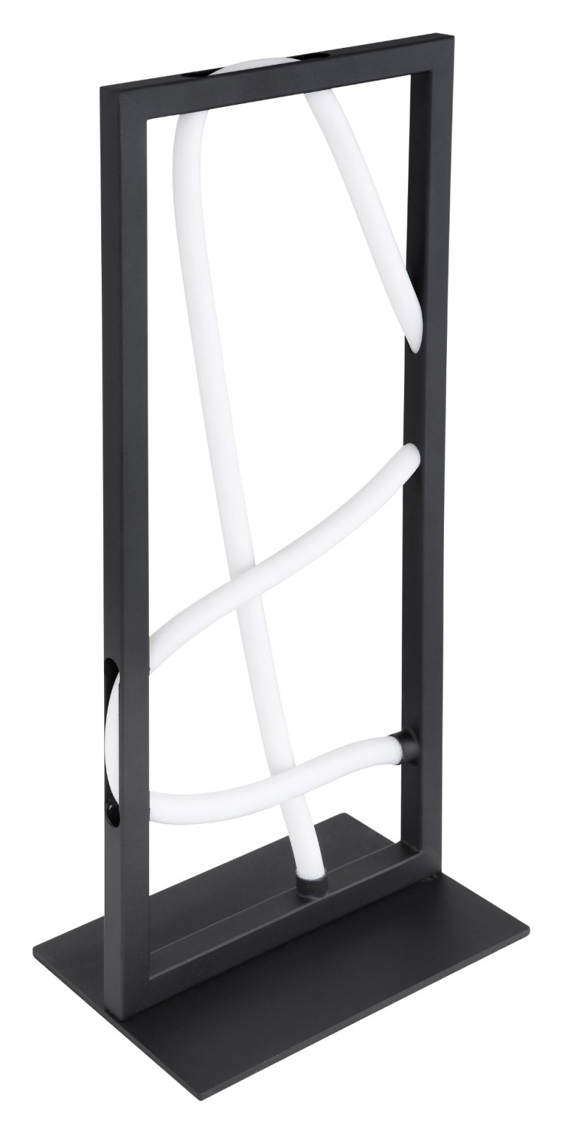 LED-Tischleuchte - schwarz-weiß - 20x45,5 cm