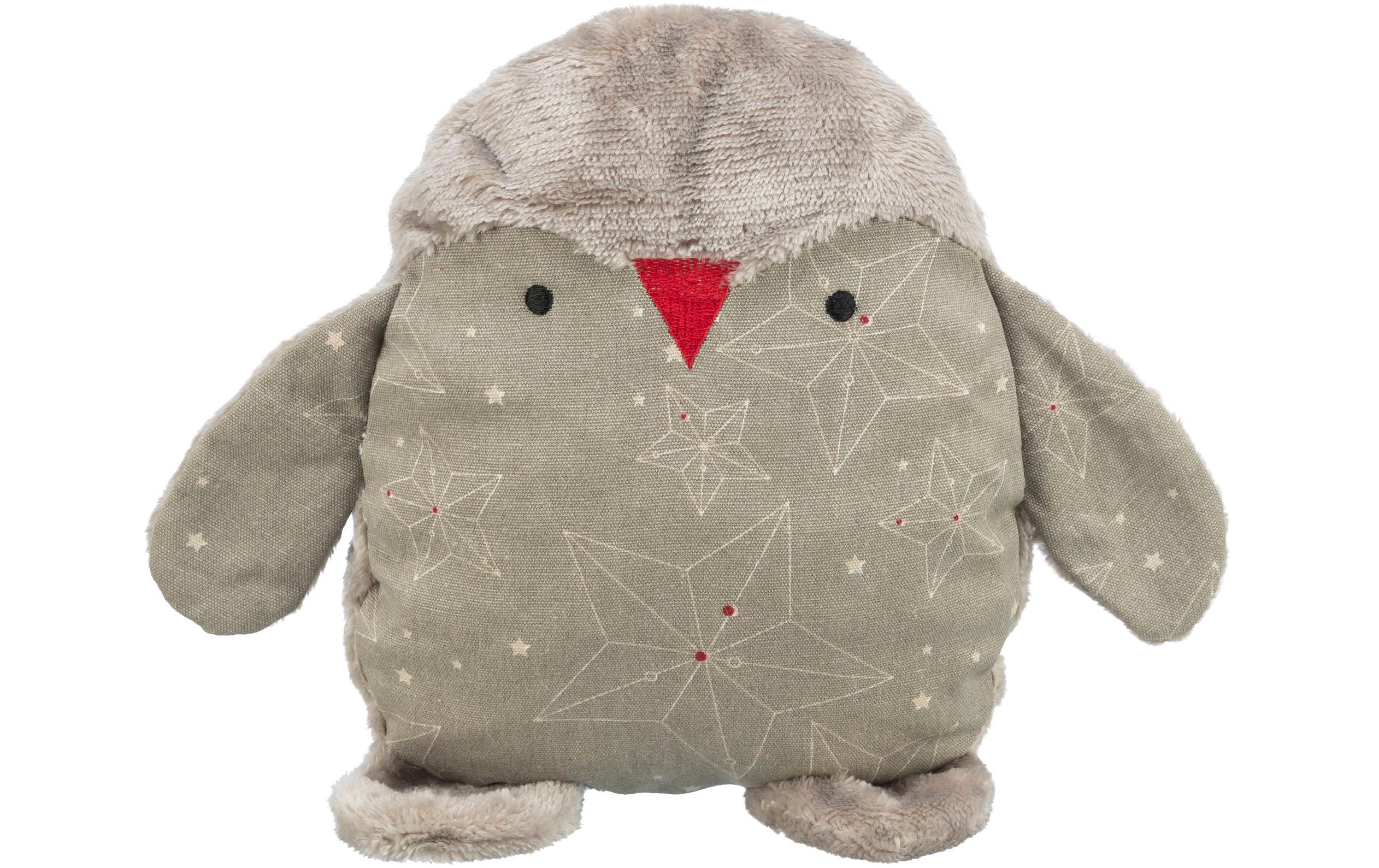 Hunde-Spielzeug Xmas Pinguin, 24 cm, GrauPlüschtier