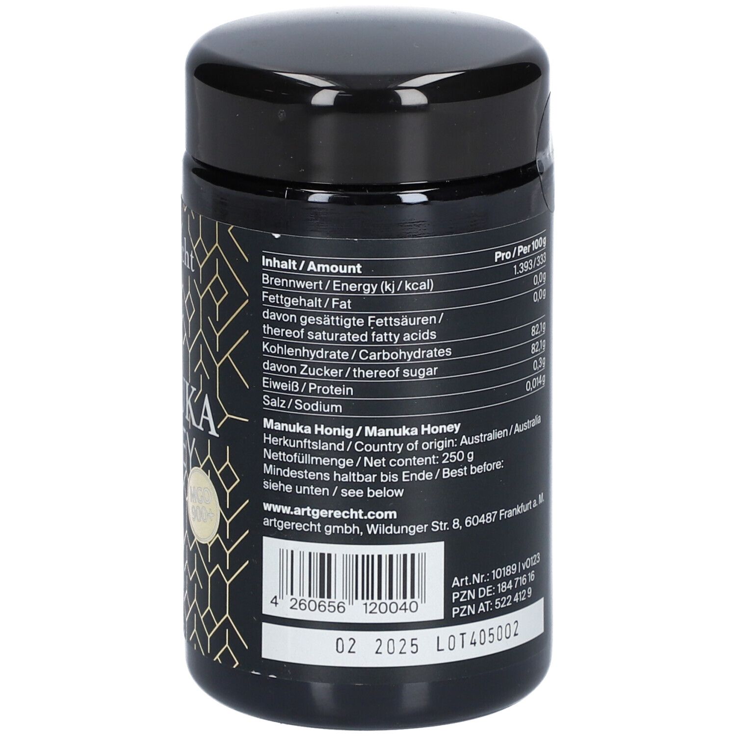 art'gerecht Manuka Honig MGO 900+
