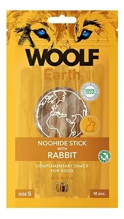 Woolf Earth Noohide sticks rabbit - S - 10 stk.