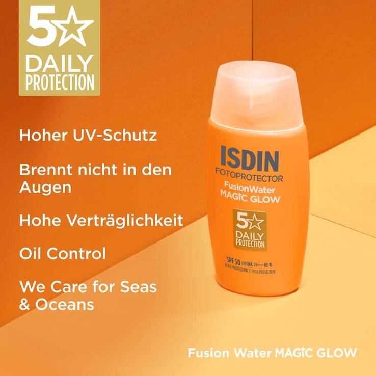 ISDIN Fotoprotector Fusion Water Magic glow LSF 50, 50 ml