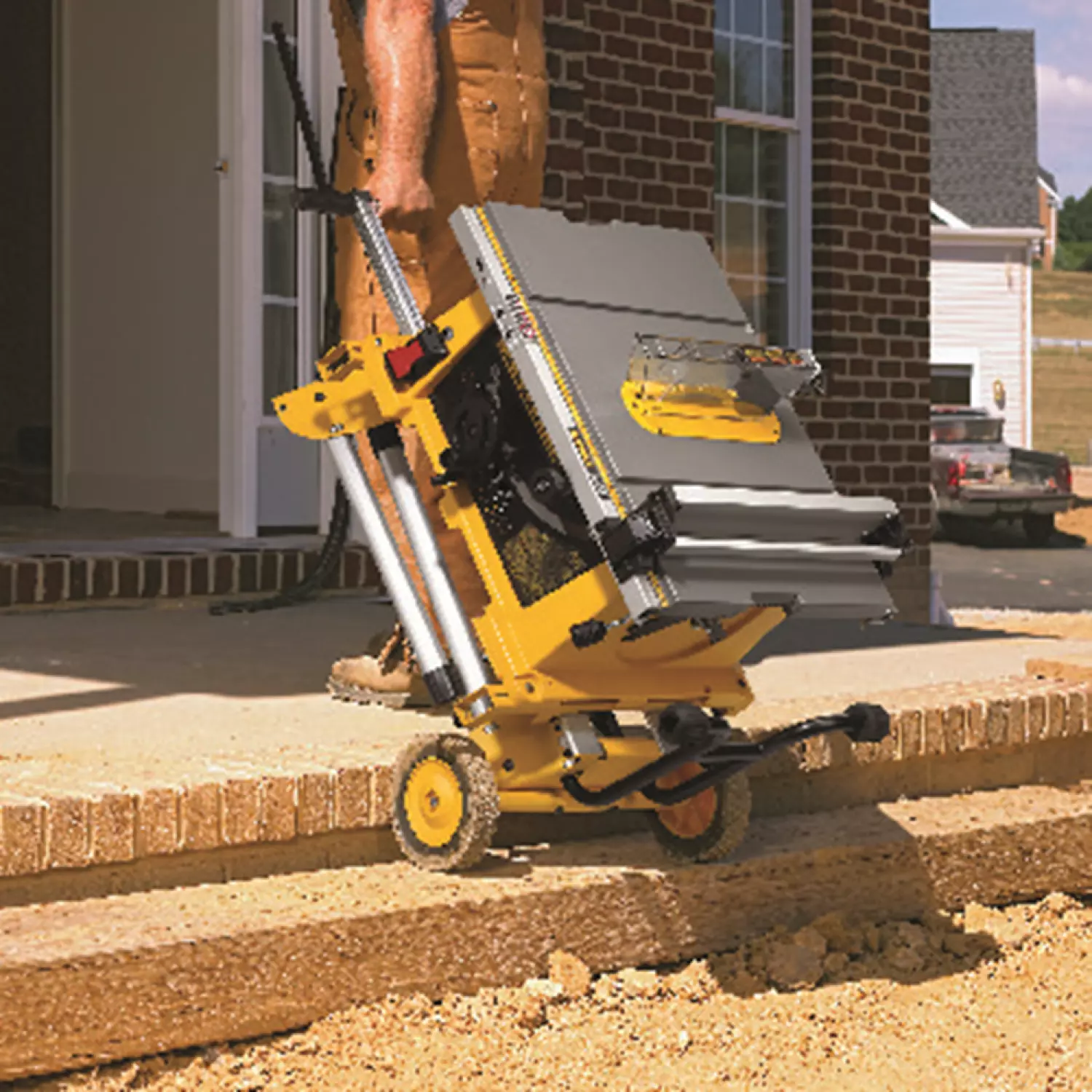 DeWALT DE7400 verrijdbaar onderstel voor DW744 / DW745 / DWE7485 / DWE7492