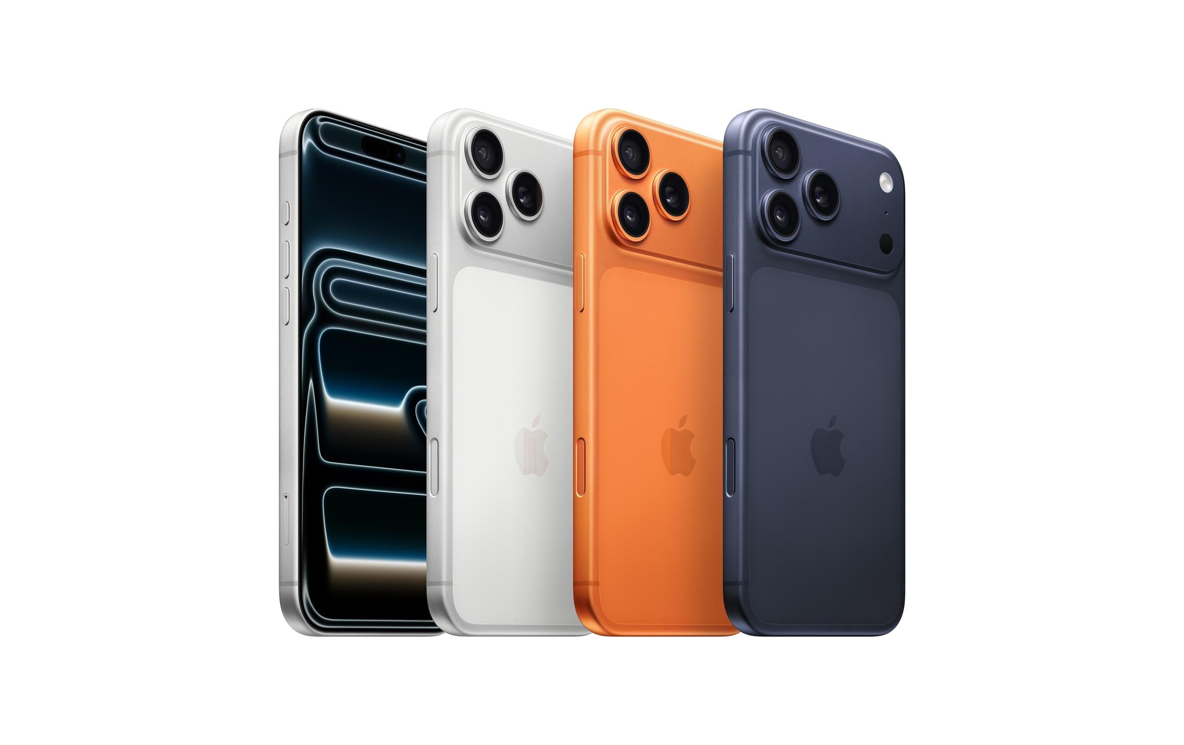 Apple Smartphone »iPhone 17 Pro Max« Silberfarben Induktionsladung