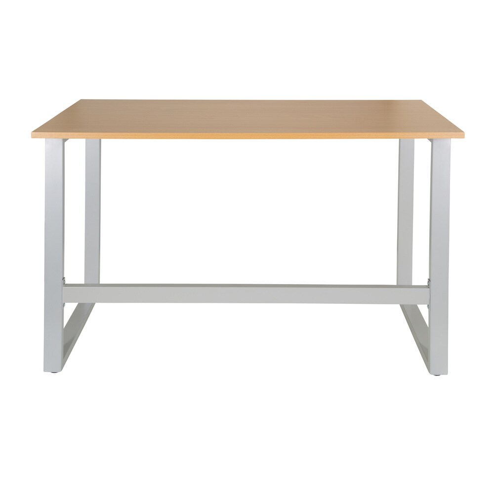 Schreibtisch WORKSPACE LIGHT I Melaminharzbeschichtete Spanplatte, Gestell pulverbeschichteter Stahl hjh OFFICE