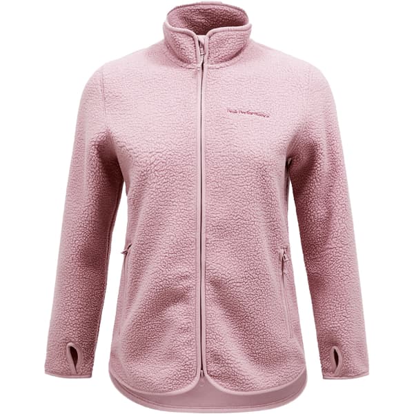 Veste polaire PEAK PERFORMANCE W PILE ZIP JACKET BITTER ROOT