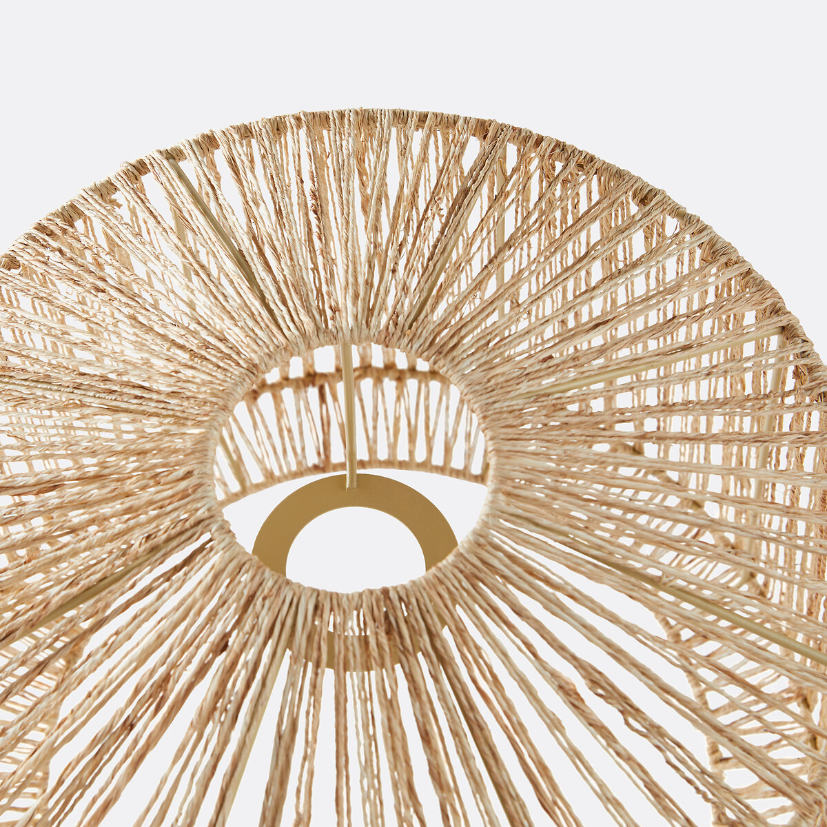 LA REDOUTE INTERIEURS<br>Luminária pendente de cânhamo Ø35 cm, Yaku