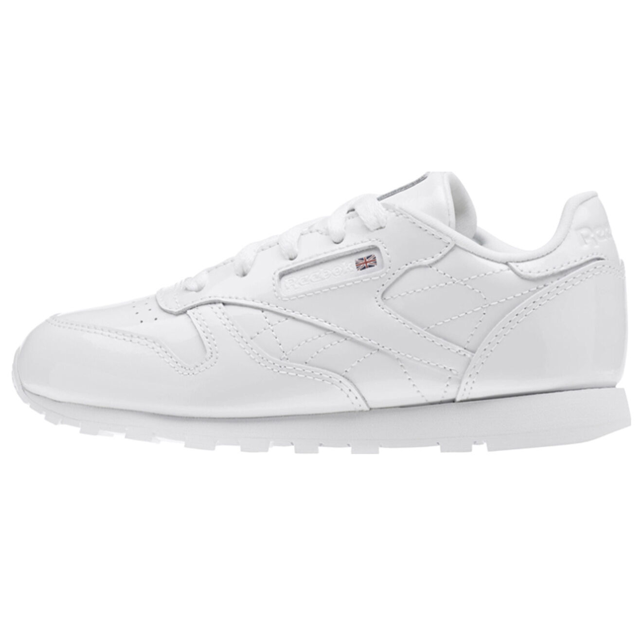 Reebok Baskets en Cuir Classic Leather Patent blanches