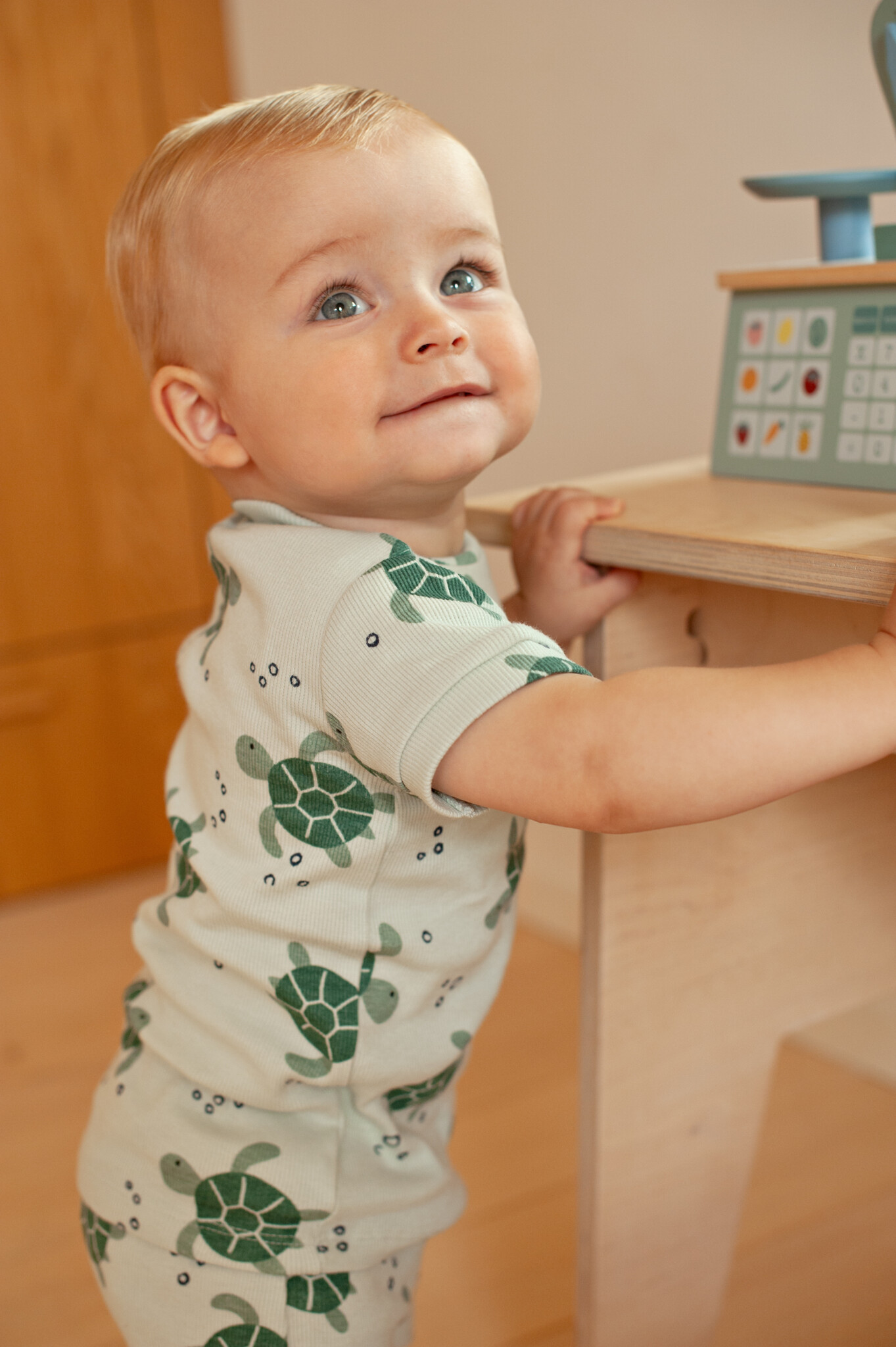 Feetje Feetje shortama Timmy Turtle - Premium Summerwear, mint