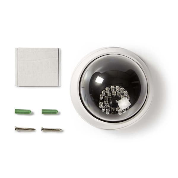 Nedis Dummy Security Camera | Kuppel | Batteri drevet | Innendørs | Hvit