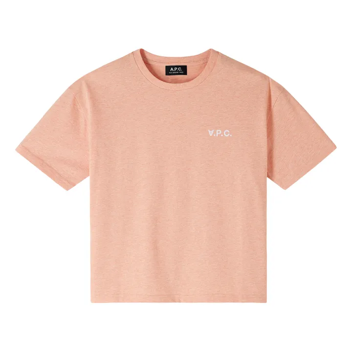 A.P.C. T-shirt New Ava Coton Bio | Rose pêche