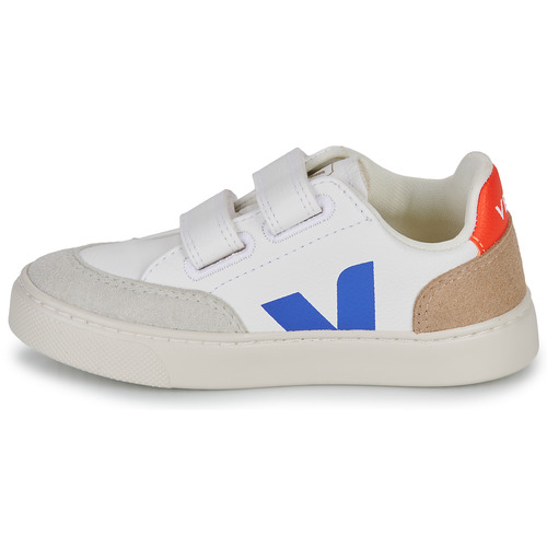 Veja - SMALL V-12 - Blanc / Bleu / Orange