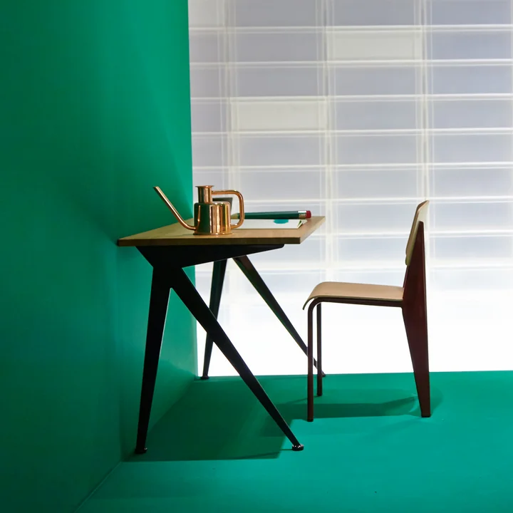 Vitra - Compas Direction Tisch, Eiche natur/ schwarz