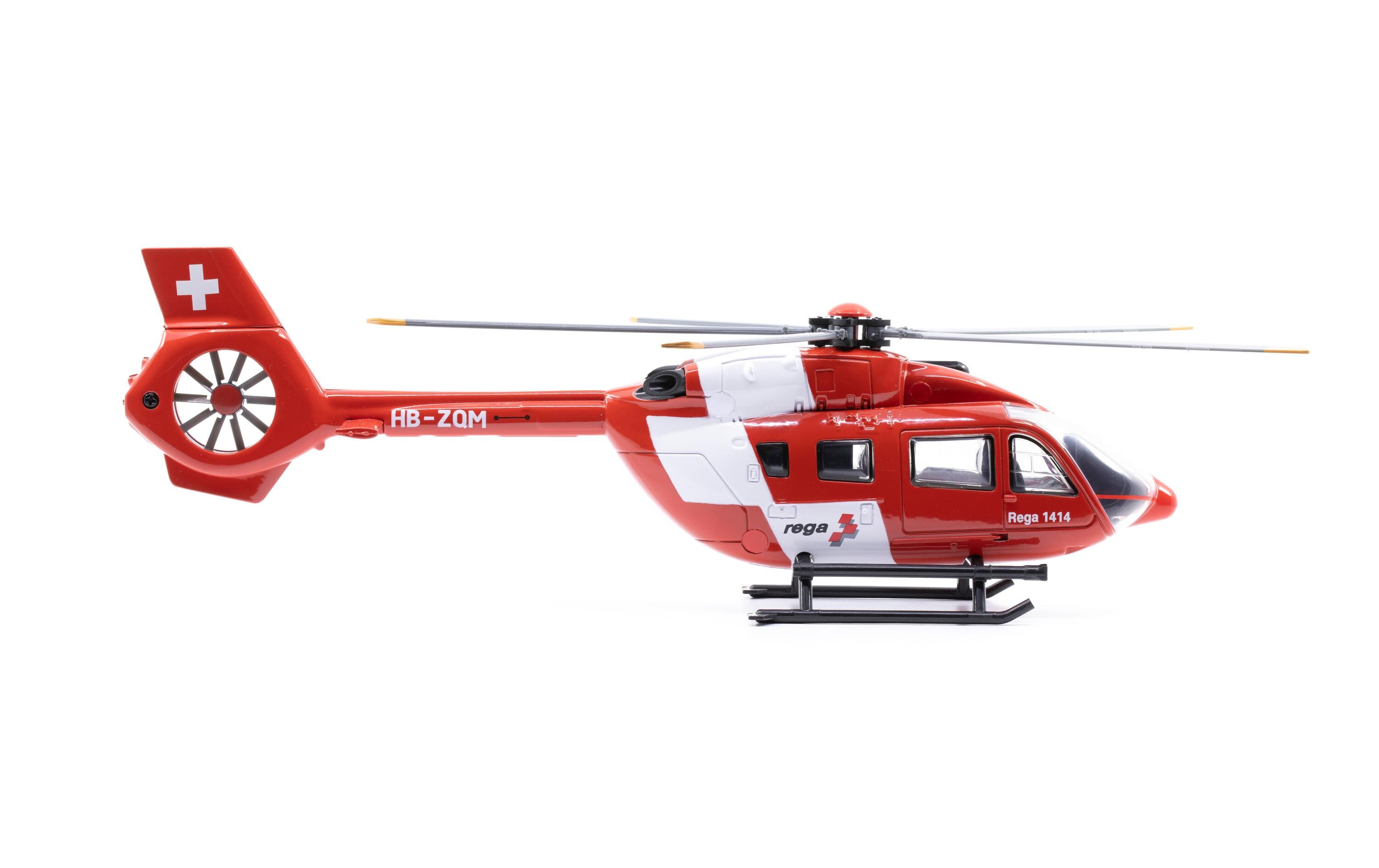 Toy Airbus Helicopters H145 Rega 1:48Metallmodell im Massstab 1 : 48