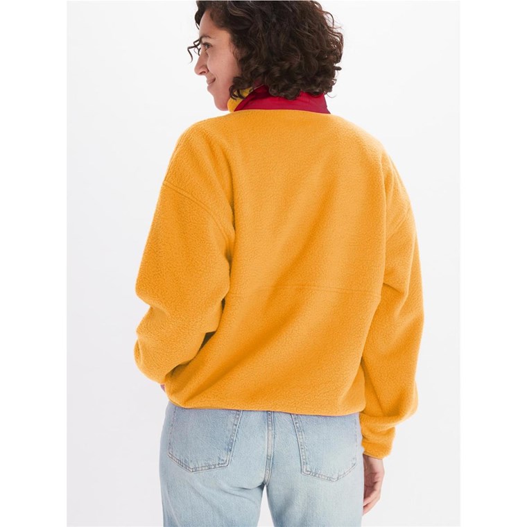 Marmot Wm'S 94 E.C.O. Recycled Fleece Yellow/Red