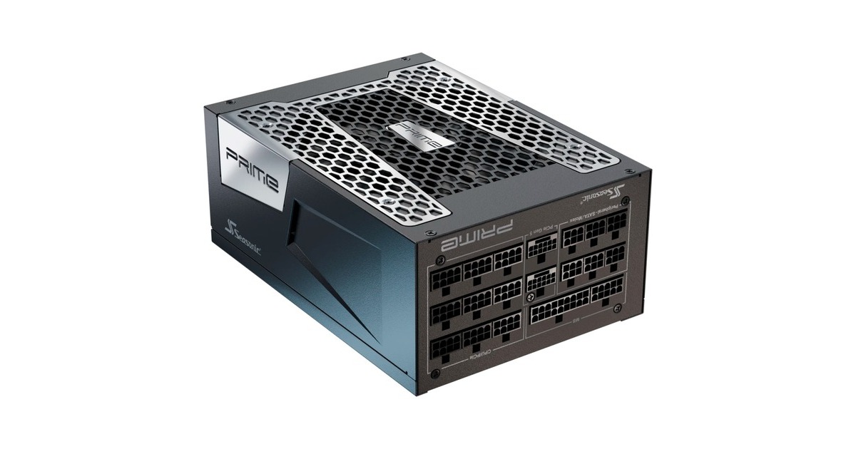 SeasonicPRIME PX-2200 modulaire 2200 watt voeding   (4x 12VHPWR, 4x PCIe)