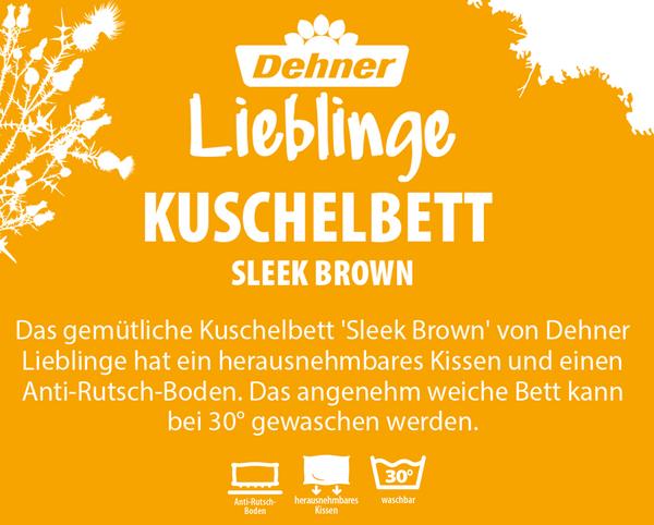 Dehner Lieblinge Kuschelbett Sleek, rechteckig