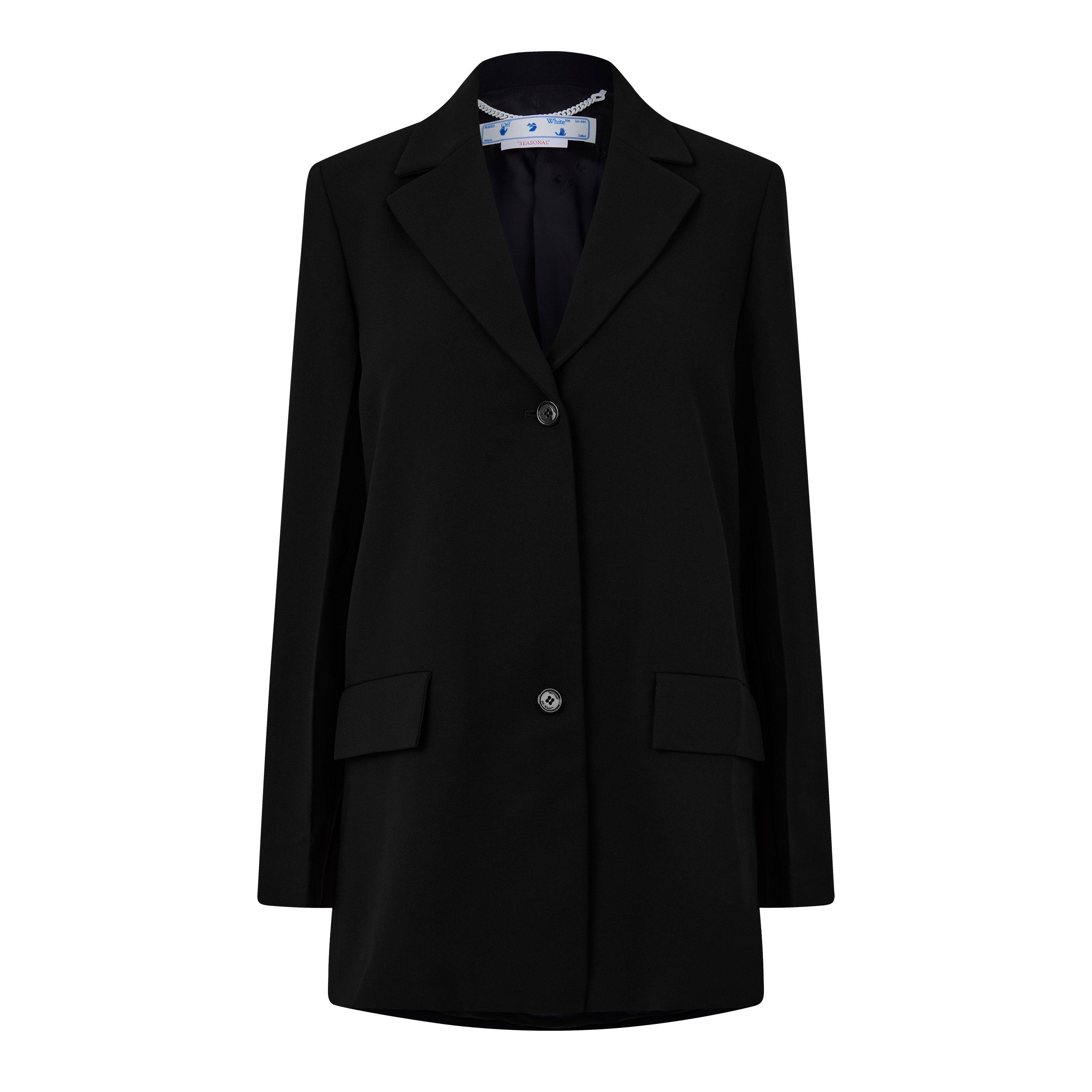 Off White Single Breasted Blazer