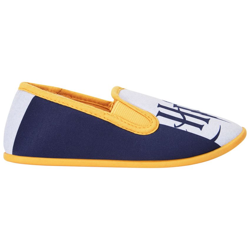 Chausson bas broderie Harry Potter Warner pour garçon - Bleu marine