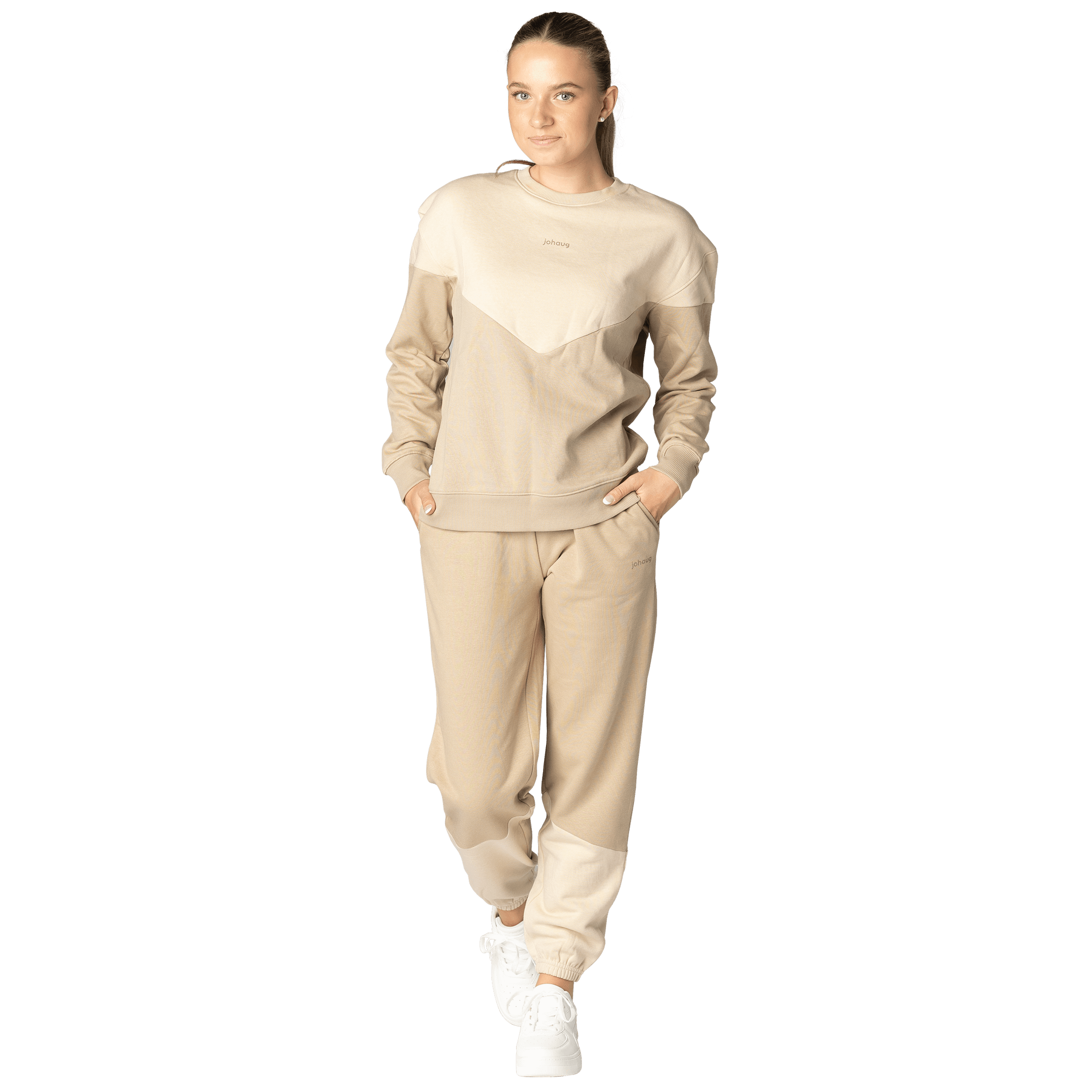 Johaug Cozy Block Jog Pants - Fritid og bomull