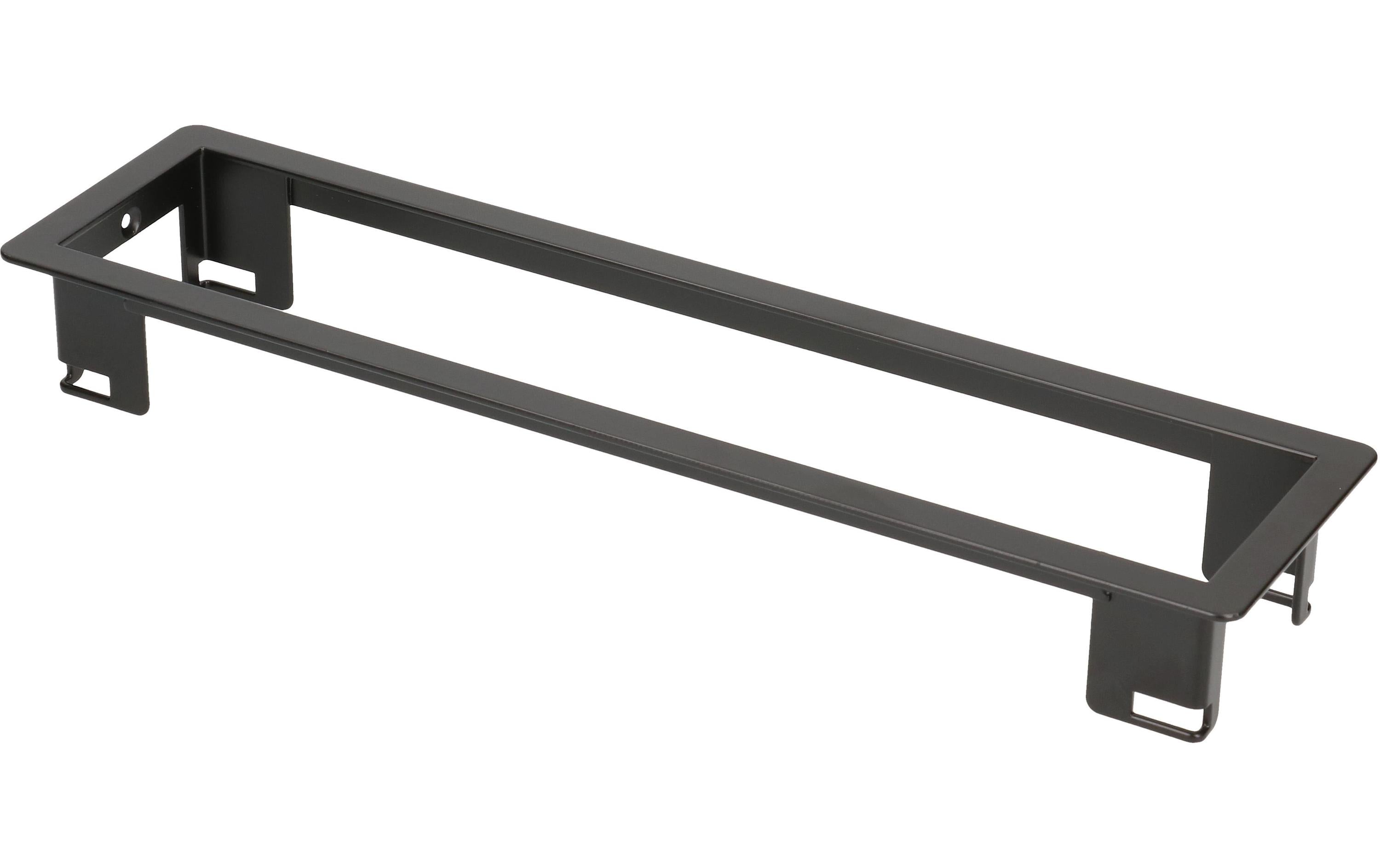 Einbaurahmen POWER FRAME mittel, Schwarz4-facher Steckdosen Einbaurahmen