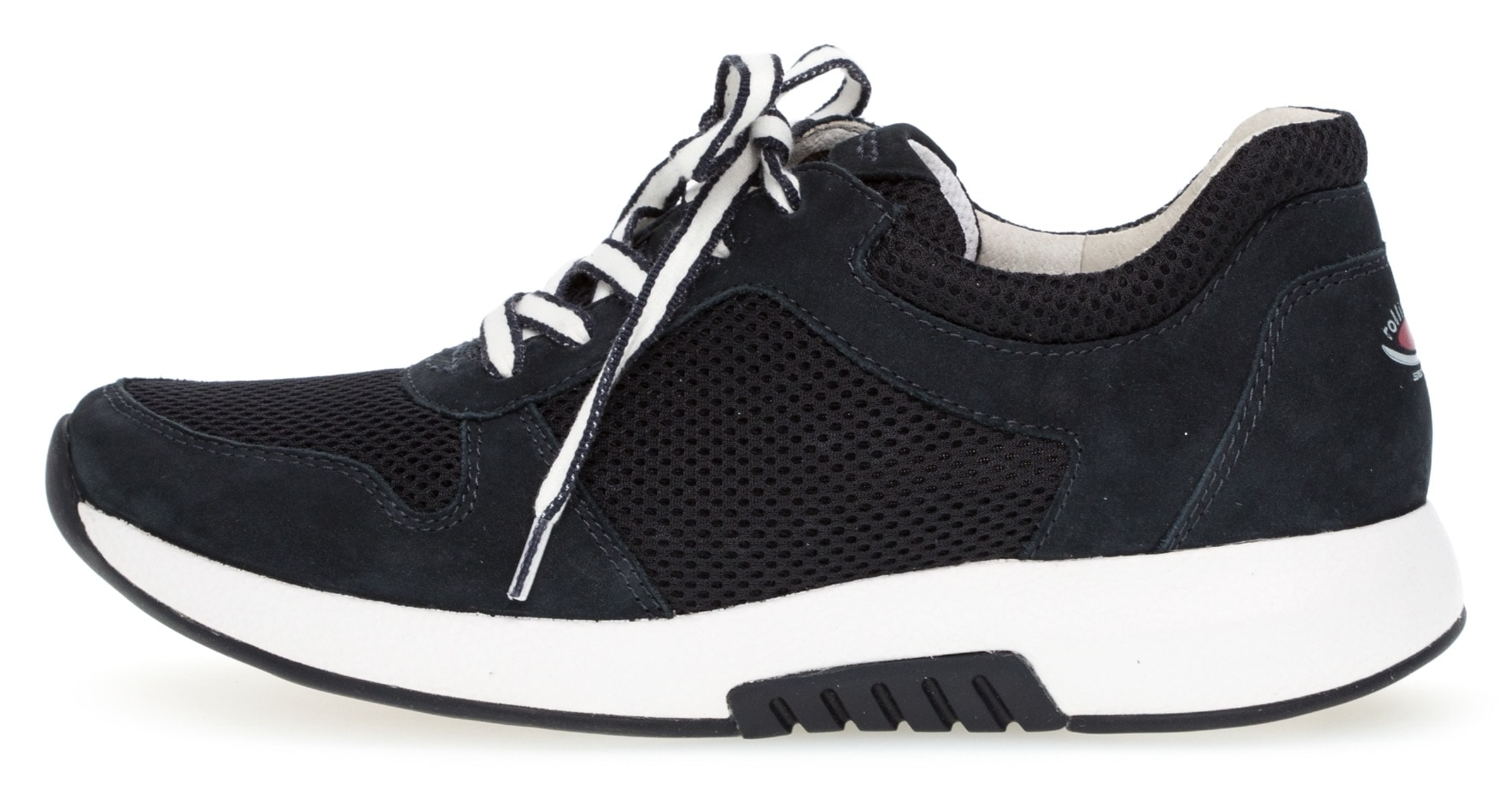 Gabor Rollingsoft Keilsneaker  , Freizeitschuh, Halbschuh, Schnürschuh mit Logo an der Ferse