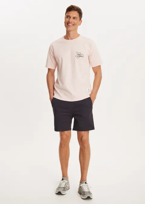 T-shirt met print vlinders roze (ROS.BAB)