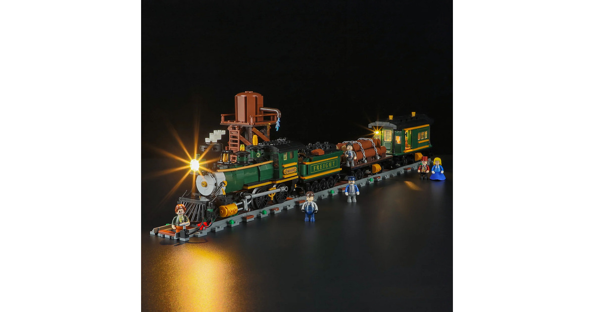 LumibricksThe Old West - Western Freight Train Constructiespeelgoed  (F9036)
