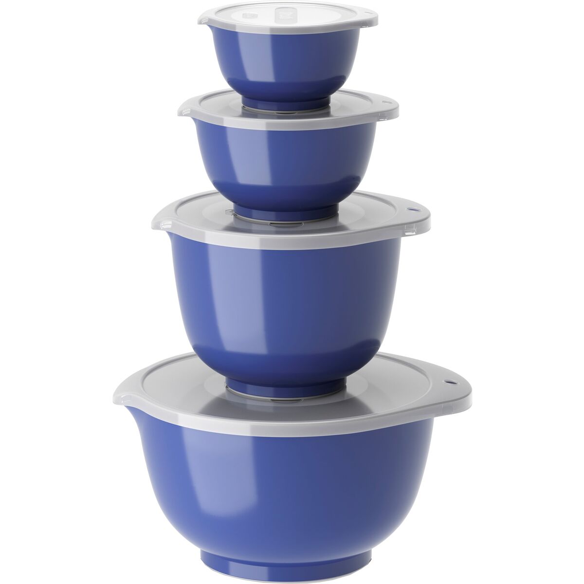 NEW Margrethe skålsett 0,25 + 0,5 + 1,5 + 3 liter, electric blue