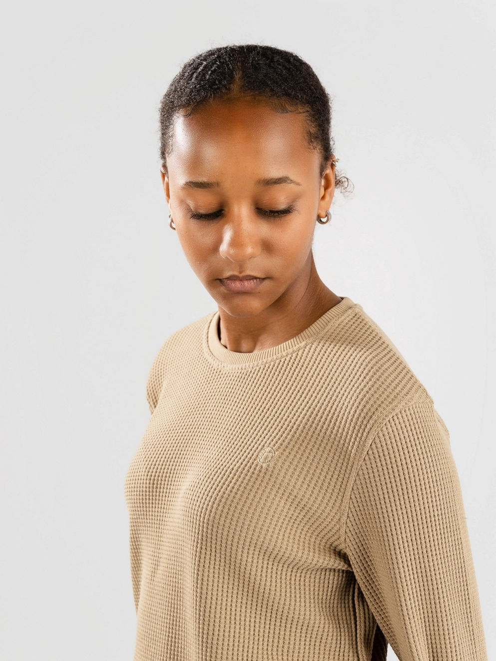 Kazane Brenda Long Sleeve T-Shirt chinchilla