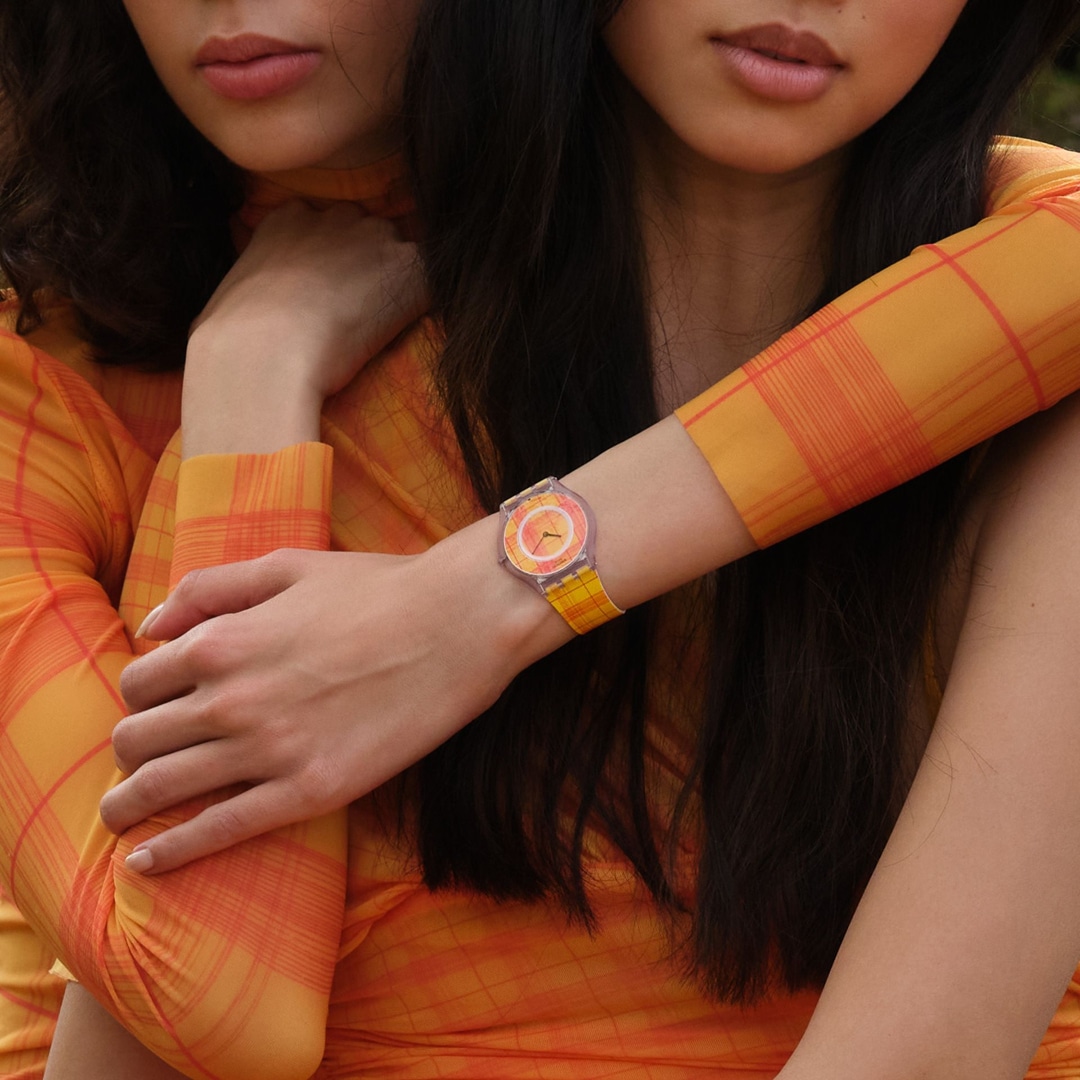 Swatch x Supriya Lele Skin Classic Biosourced Fire Madras 01