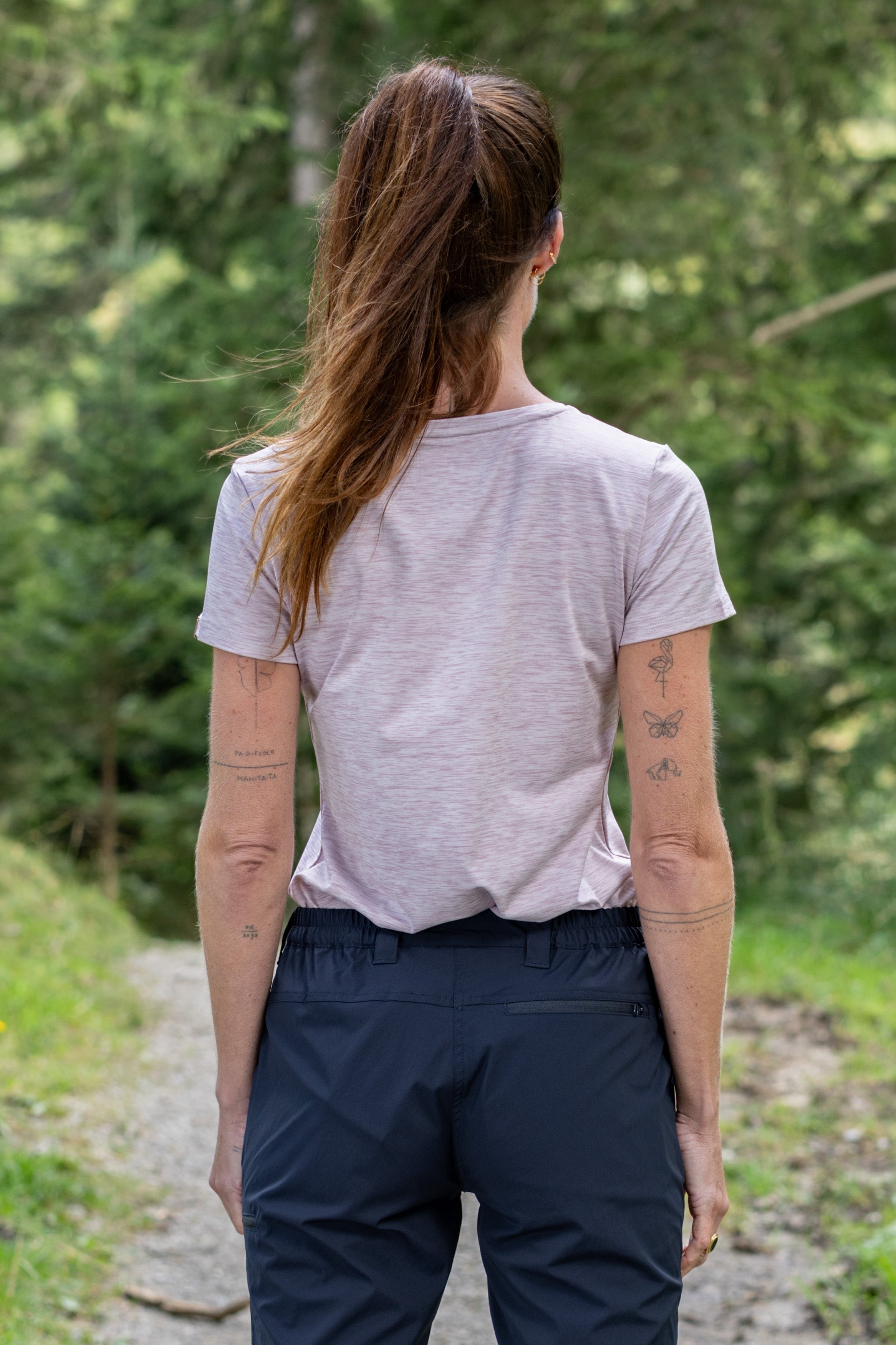 Frauen Funktions T-Shirt Loria mauve shadows