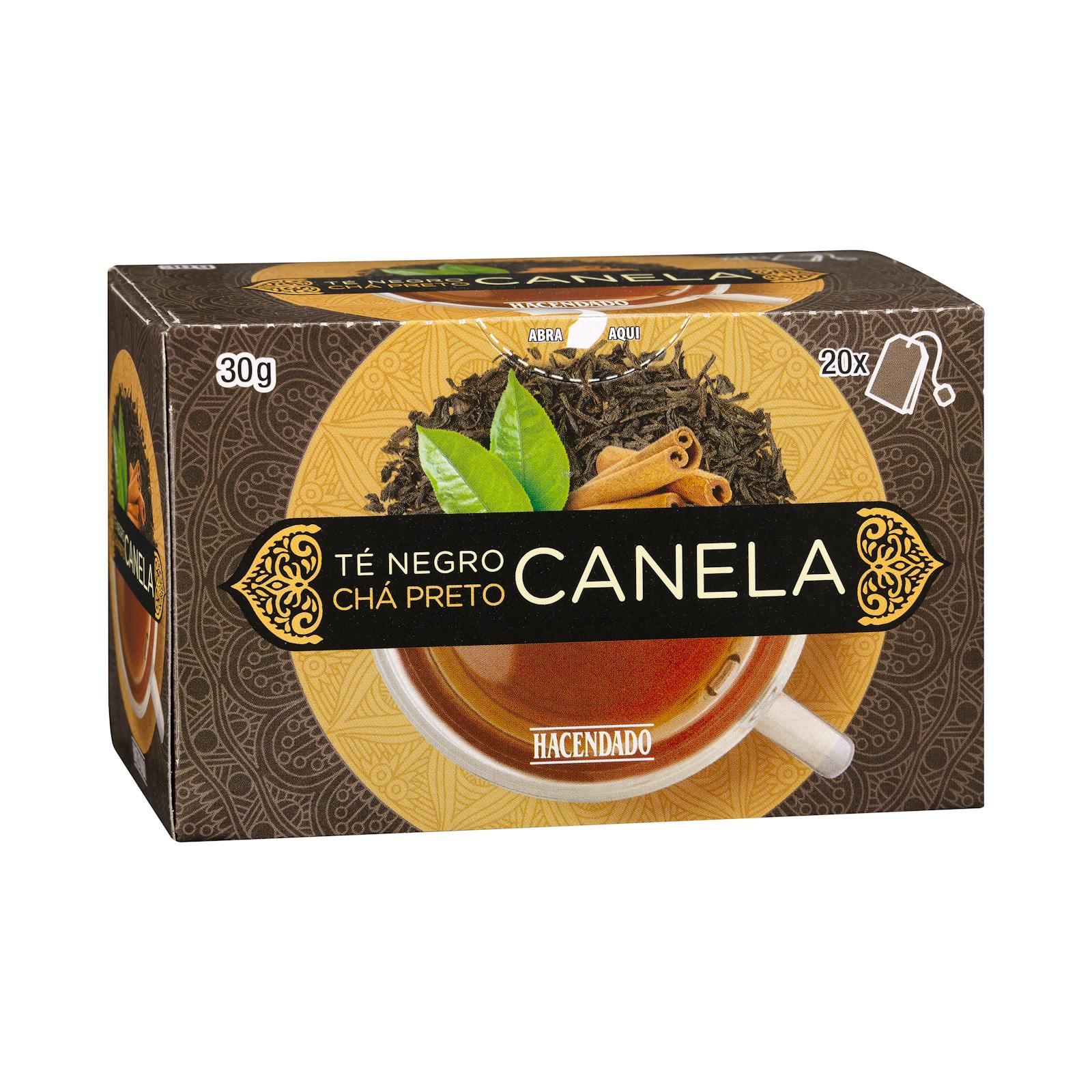 Thé noir Hacendado à la cannelle