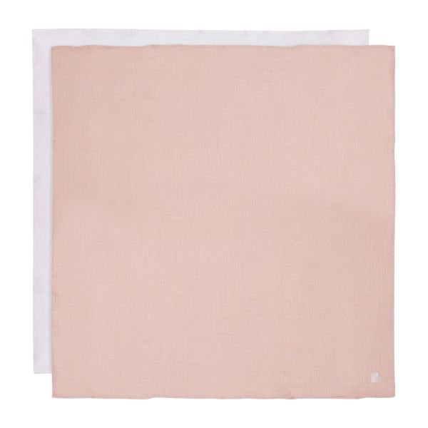 Jollein Hydrofiel Doek - 115 x 115 cm - Olive Green / Ivory - 2 Stuks