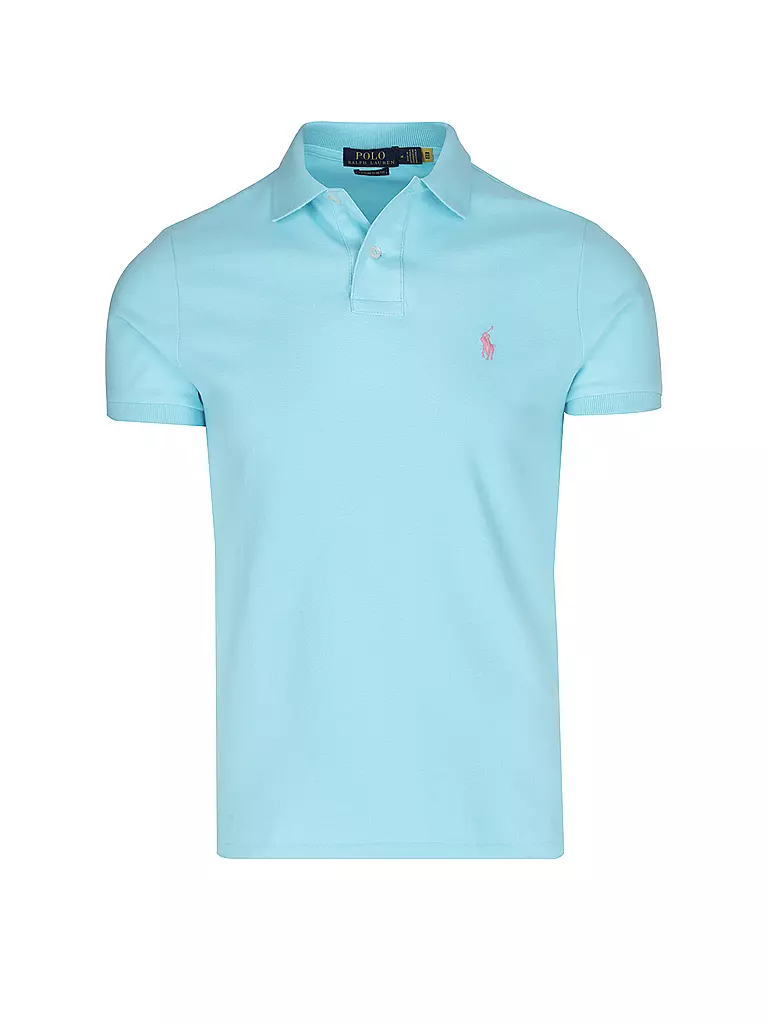 POLO RALPH LAUREN Poloshirt Custom Slim Fit türkis