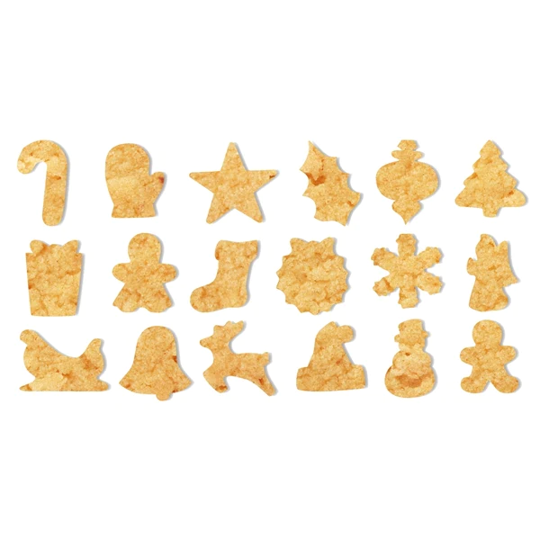 Seau 18 emporte-pièces acier Noël Scrapcooking