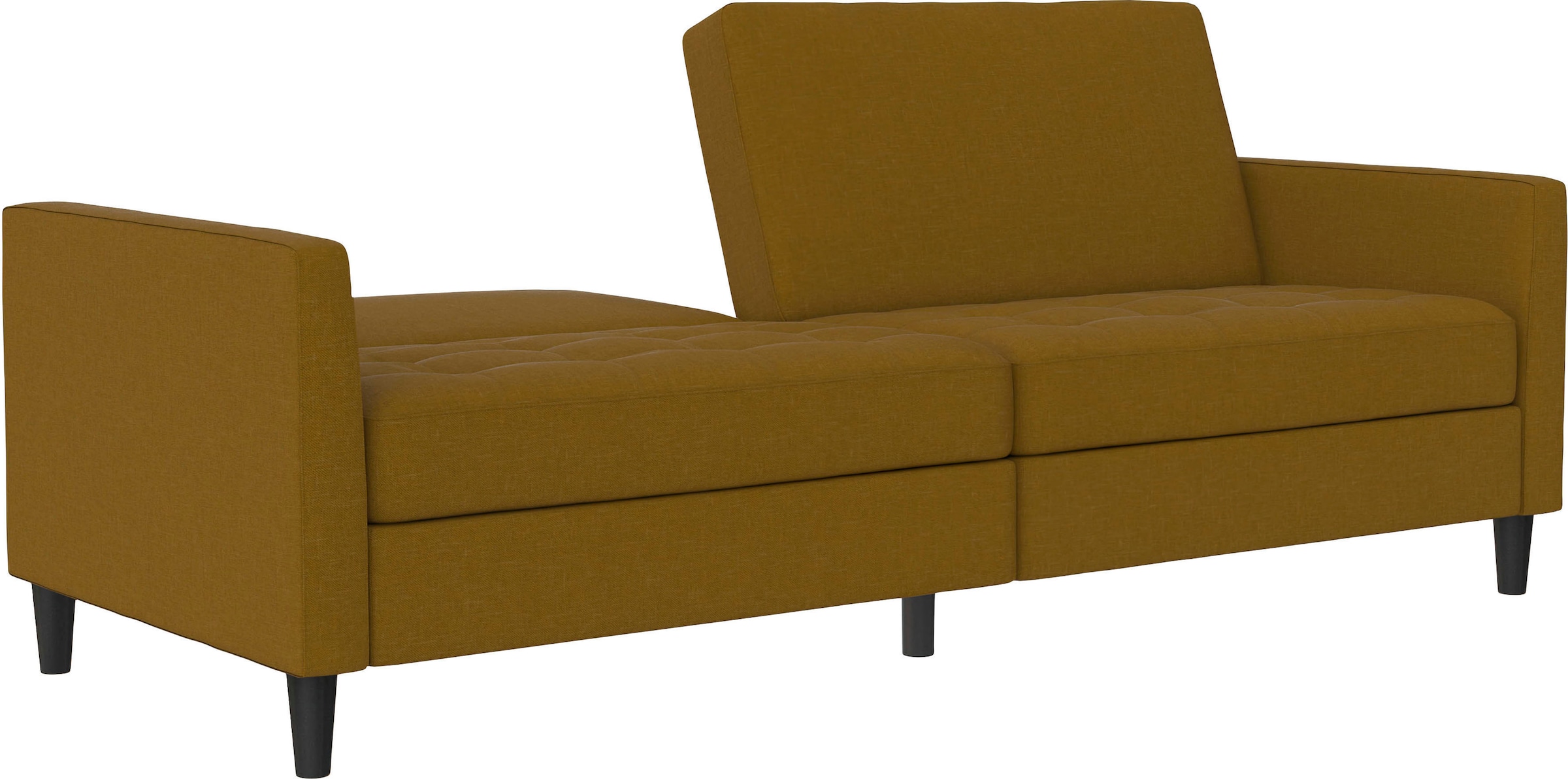Dorel Home 3-Sitzer »Presley« Sofa mit Bett-Funktion und verstellbarer Rückenlehne