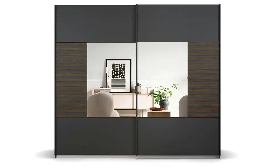 Schwebetürenschrank Barea 226 cm