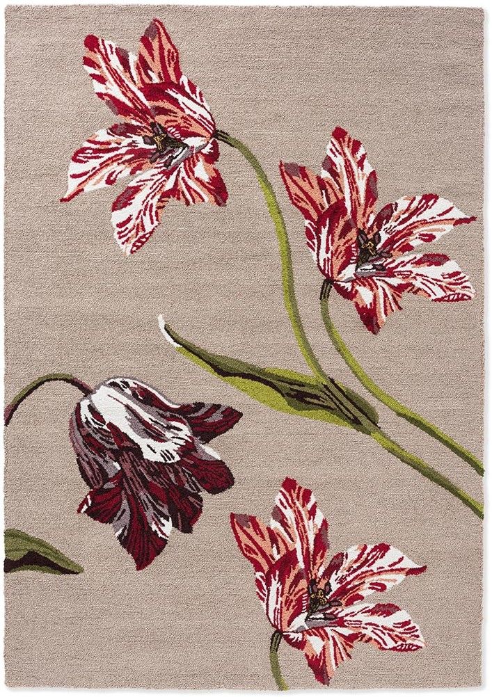 Vloerkleed Burgundy 455610 Botanical Tulip