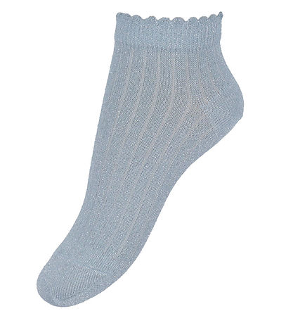 MP Sneaker-Socken - 3er-Pack - Petra - Hellblau/Rosa/Weiß m. Gli