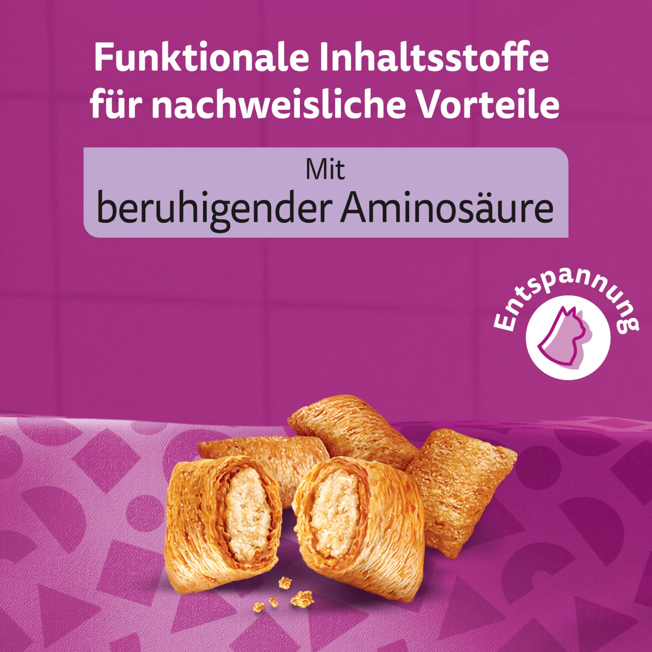 Whiskas Snack Relax & Unwind mit Huhn 8x45 g