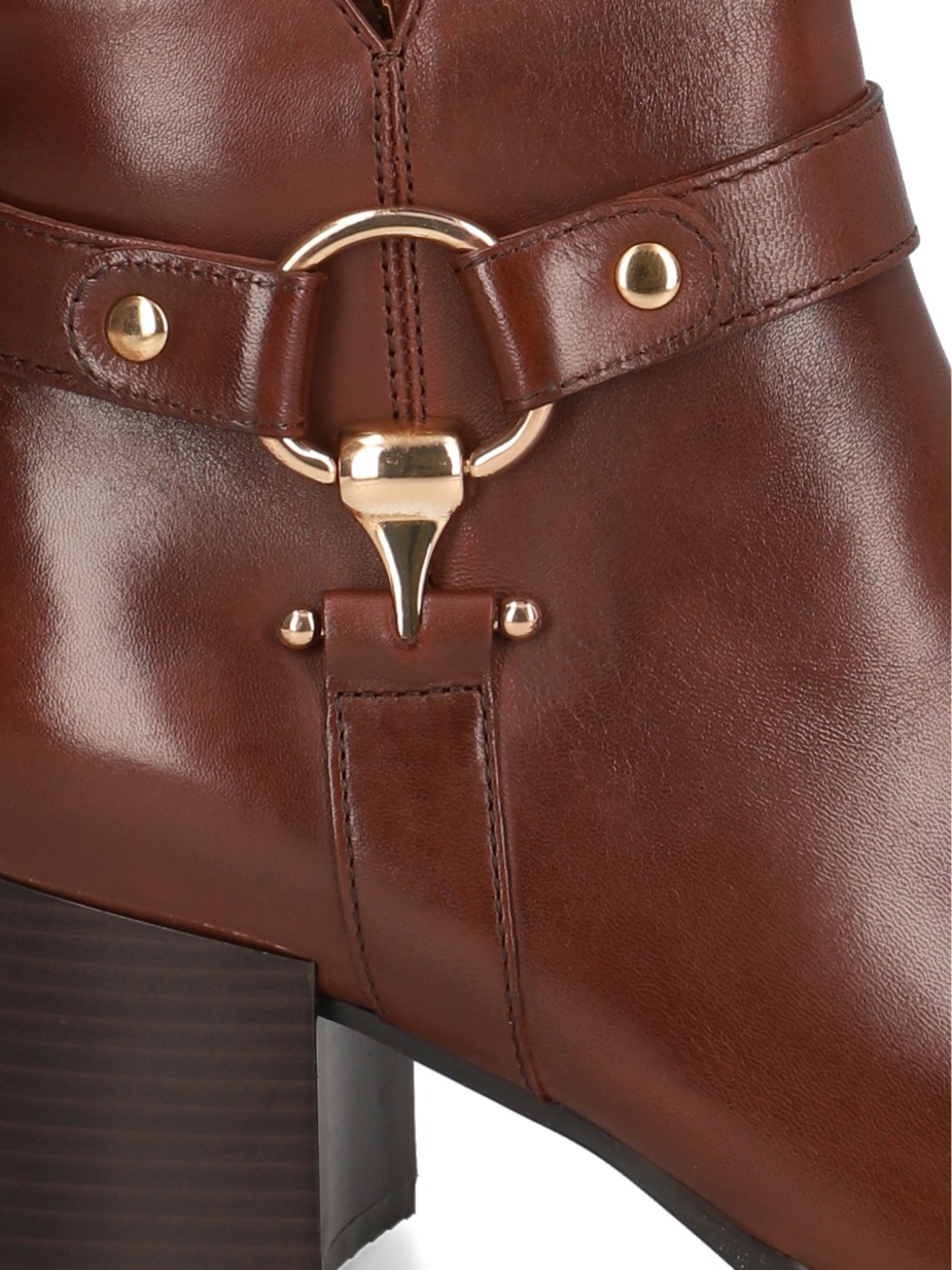 Glattleder Stiefelette