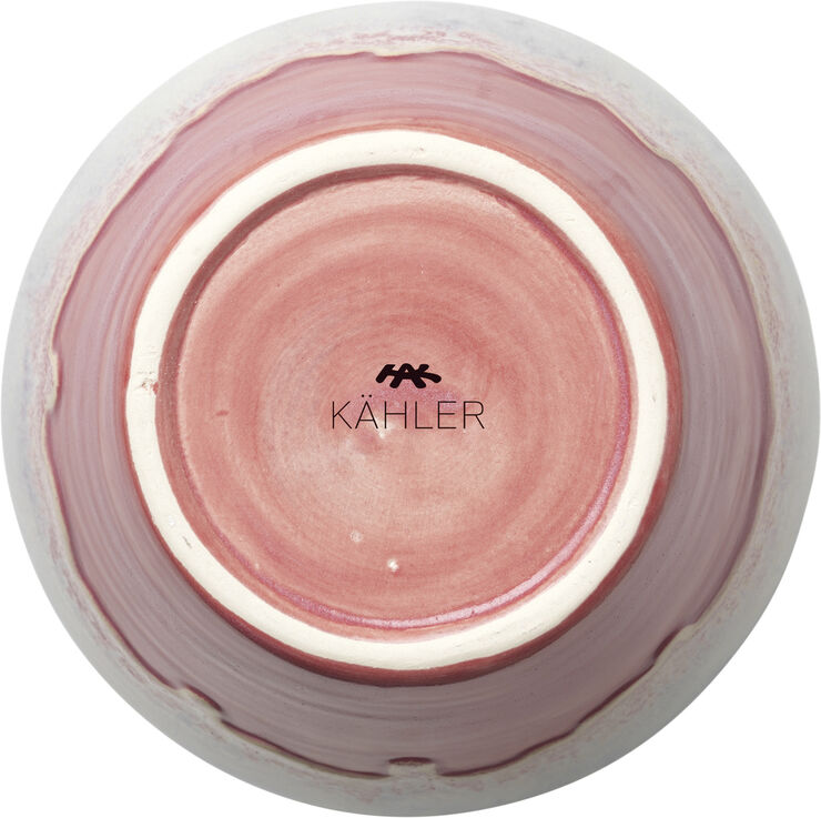 Kähler Poppery Vase H20. 5 cm mint/pink Grøn