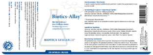 Biotics-Allay Capsules 120CP