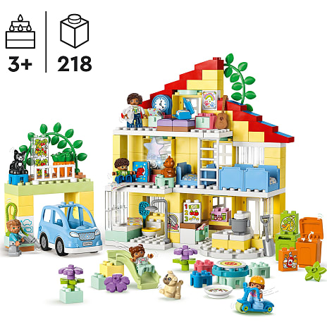 LEGO® DUPLO® By-sæt 3-i-1-familiehus 10994